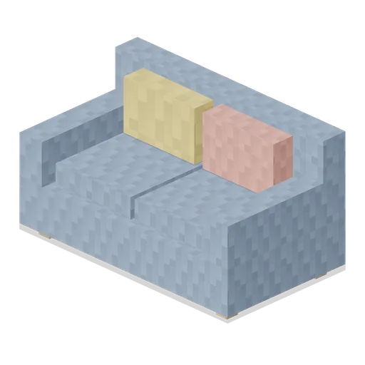 Sofa Two Seat (Pixel Modern Apartments)