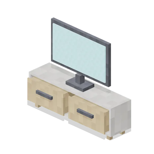 TV Unit With TV (Pixel Modern Apartments)