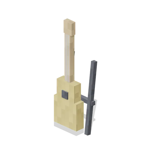 Guitar On Stand (Pixel Modern Apartments)