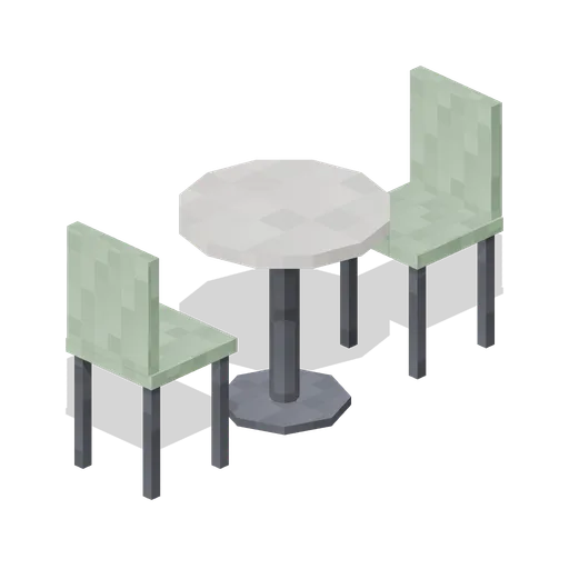 Balcony Table And Chairs (Pixel Modern Apartments)
