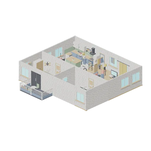 One Bedroom Flat (Pixel Modern Apartments)