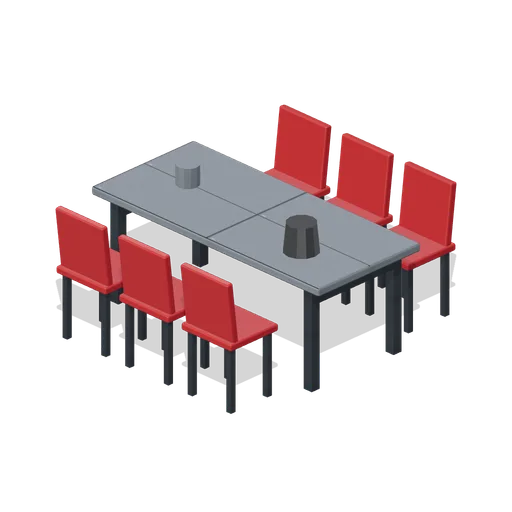 Mess Table And Chairs (Fire and Emergency Services)