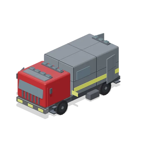 Ambulance Rear Doors Open (Fire and Emergency Services)