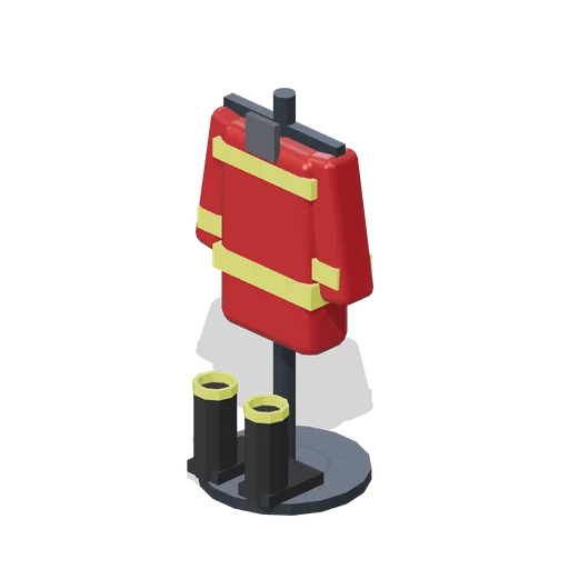 Turnout Gear Stand (Fire and Emergency Services)