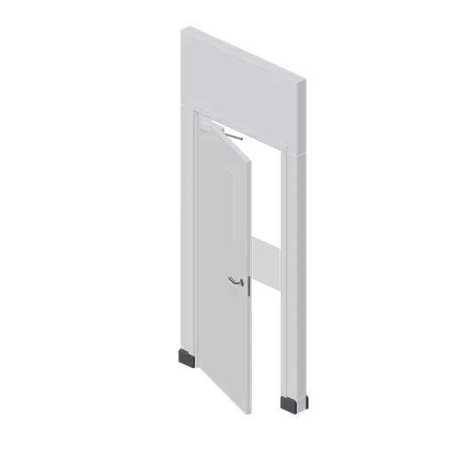 Station partition wall, door module (Police Station and Detective Office)