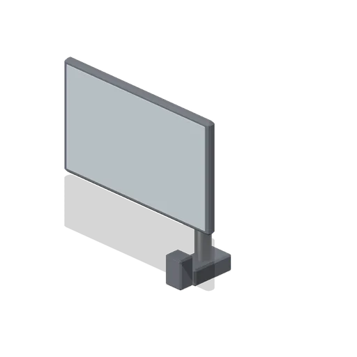 Monitor on a desk arm (Police Station and Detective Office)