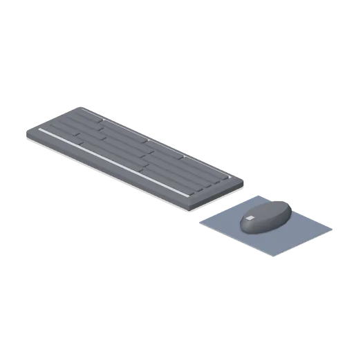 Keyboard and mouse set (Police Station and Detective Office)