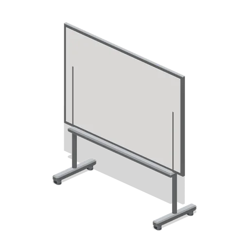 Mobile whiteboard (Police Station and Detective Office)
