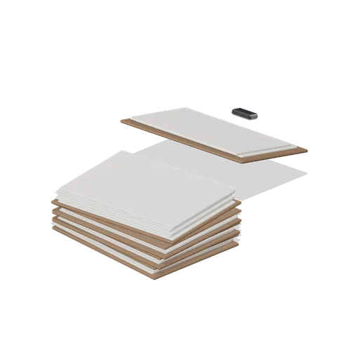 Case file and folder stack (Police Station and Detective Office)