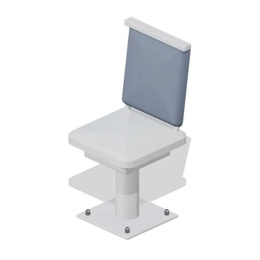 Floor-fixed interview chair (Police Station and Detective Office)