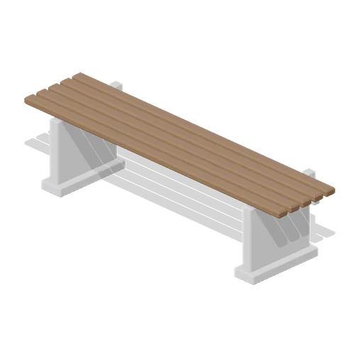 Holding cell bench (Police Station and Detective Office)