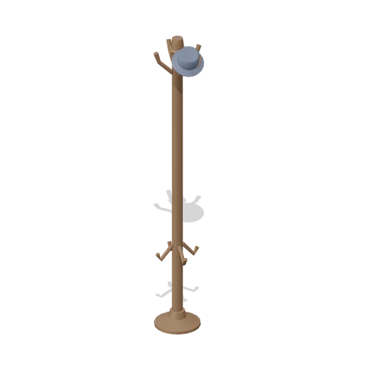 Coat stand with hat (Police Station and Detective Office)