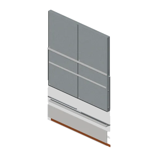 Classroom Window Wall Section (Japanese School and City Street)