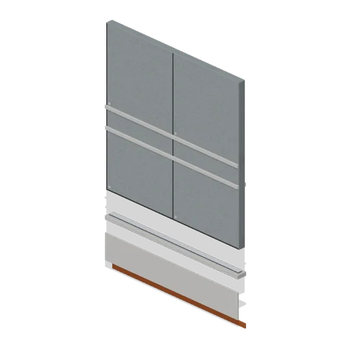 Corridor Window Wall Section (Japanese School and City Street)