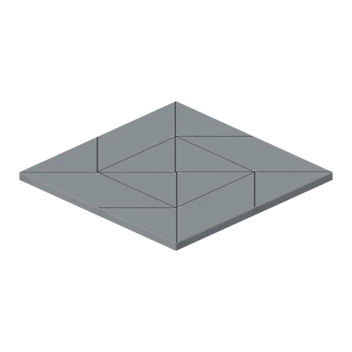 Ceiling Slab Module, Blank (Japanese School and City Street)