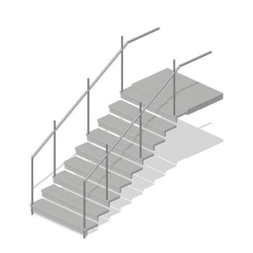 Stair Flight, 1.6 m Rise (Japanese School and City Street)