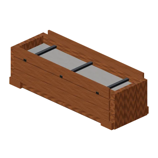 Timber Water Trough (Wild West Frontier Town)