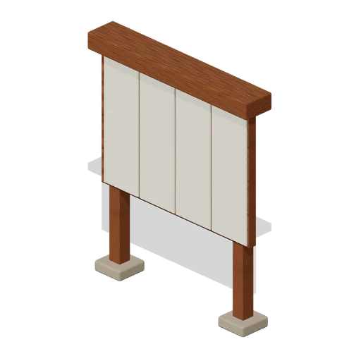 Wanted Poster Board (Wild West Frontier Town)