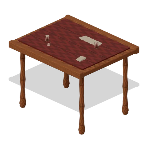 Saloon Card Table (Wild West Frontier Town)