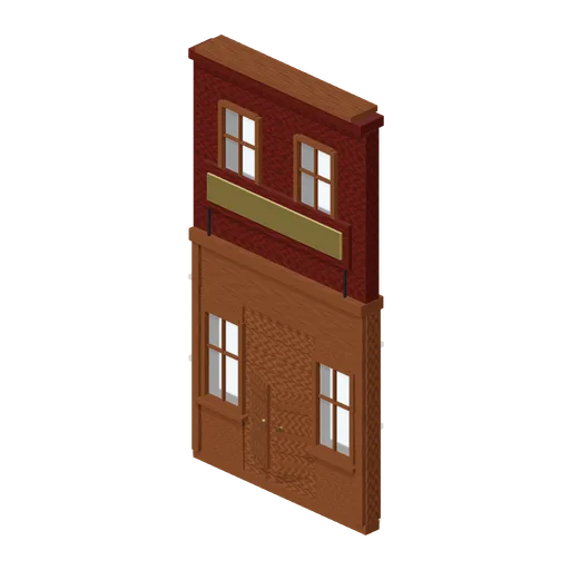 Saloon Facade Bay (Wild West Frontier Town)