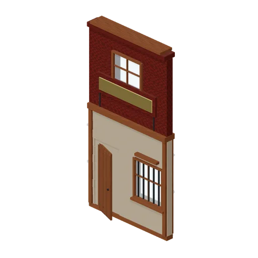 Sheriff's Office Facade Bay (Wild West Frontier Town)