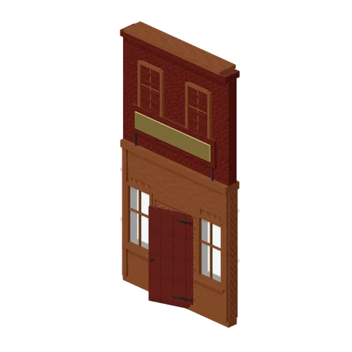 Hotel Facade Bay (Wild West Frontier Town)