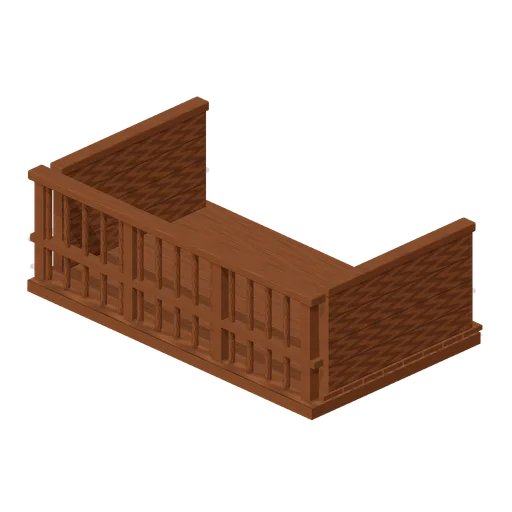 Upper Balcony Section (Wild West Frontier Town)