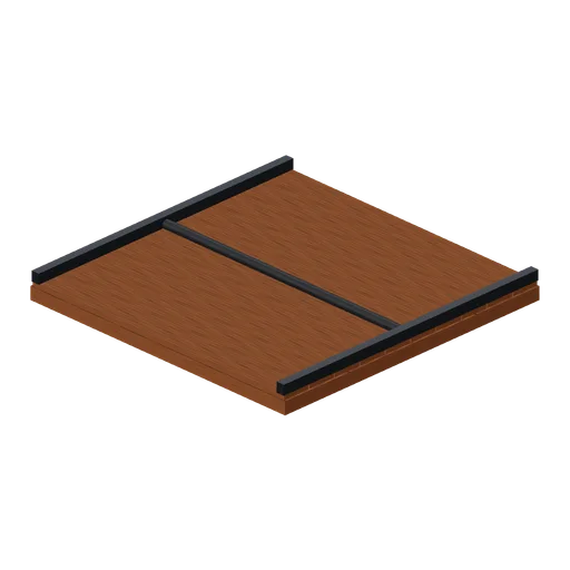 Shed Roof Deck Section (Wild West Frontier Town)