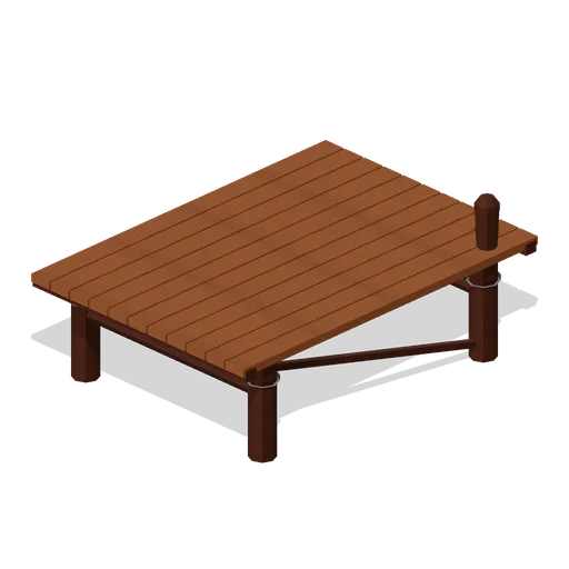 Timber Jetty Section (Pirate Port and Tall Ships)