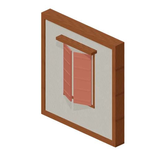Colonial Shuttered Wall Section (Pirate Port and Tall Ships)