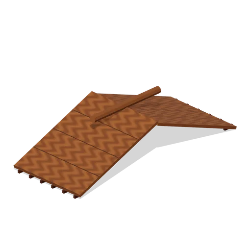 Warehouse Roof Section (Pirate Port and Tall Ships)