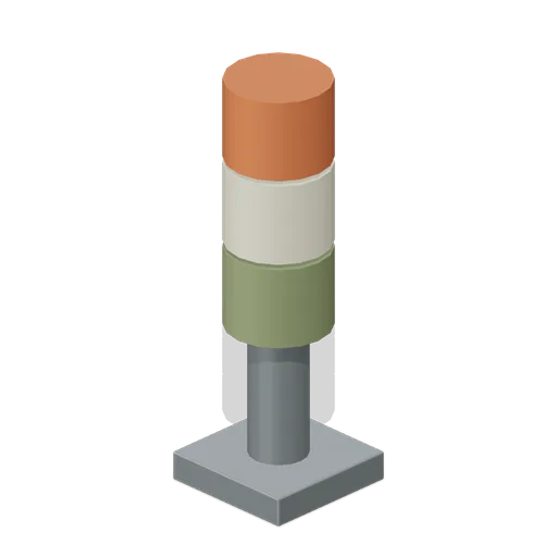 Status Light Stack (Off-Grid Power and Controls)