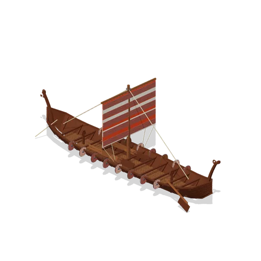 Viking Longship (Viking Age Longhouse and Longship)