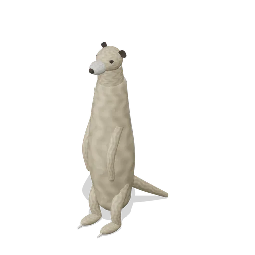 Meerkat standing sentry (Realistic Wild Animals HD)