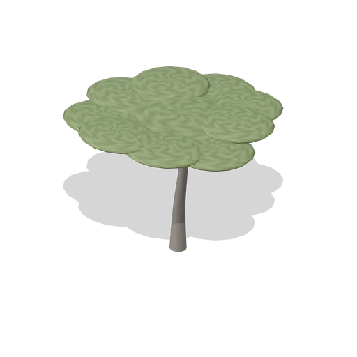 Umbrella acacia (Realistic Wild Animals HD)