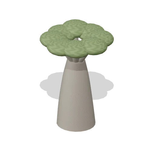Baobab tree (Realistic Wild Animals HD)