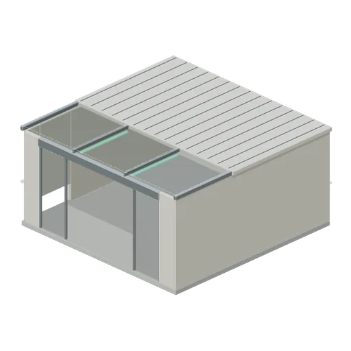 Roofed Transmitter Building (Broadcast Tower and Relay Station)