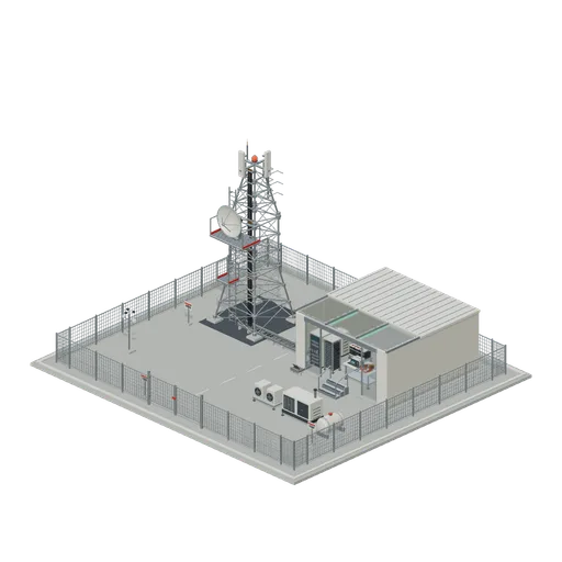 Relay station service compound (Broadcast Tower and Relay Station)