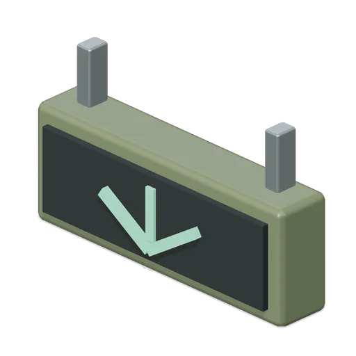 Overhead Lane Indicator (Mountain Border Checkpoint)
