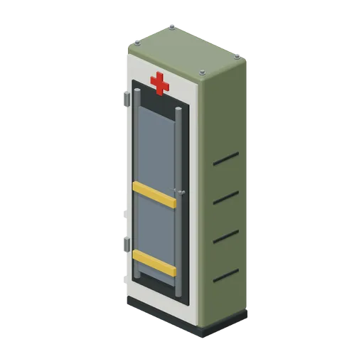 First Aid Stretcher Cabinet (Mountain Border Checkpoint)