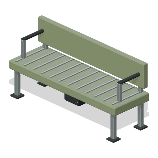 Heated Waiting Bench (Mountain Border Checkpoint)