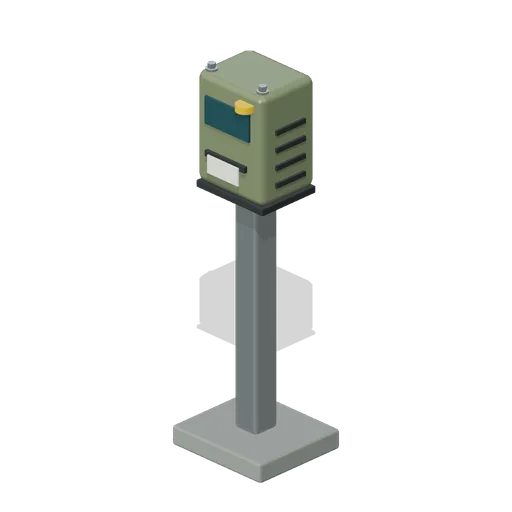Ticket Dispenser (Mountain Border Checkpoint)