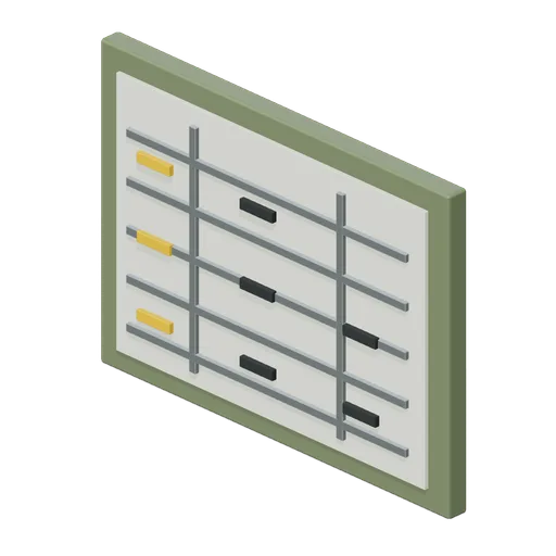 Duty Rota Board (Mountain Border Checkpoint)