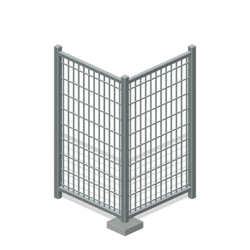 Fence Corner Post (Mountain Border Checkpoint)