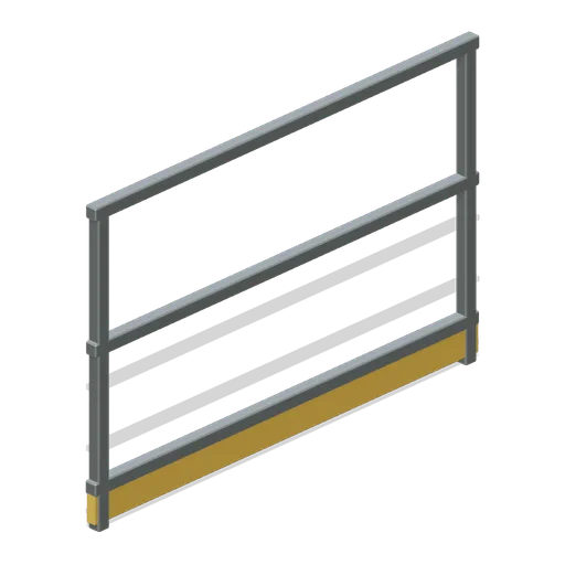 Catwalk Railing Straight (Automated Parking and Vehicle Retrieval)