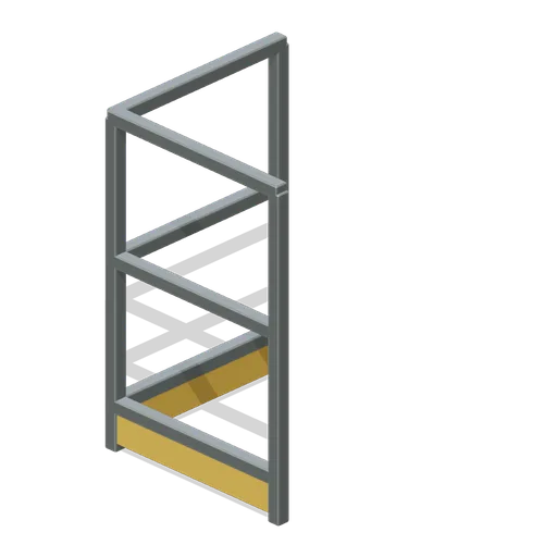 Catwalk Railing Corner (Automated Parking and Vehicle Retrieval)
