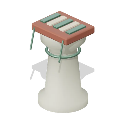 Resonance Puzzle Pedestal (Enchanted Harp Garden and Music Sanctuary)