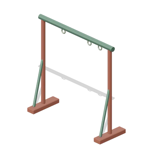 Gong Support Frame (Enchanted Harp Garden and Music Sanctuary)