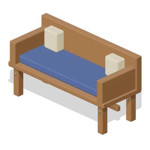 Cushioned Settle (Desert Caravanserai and Bazaar)