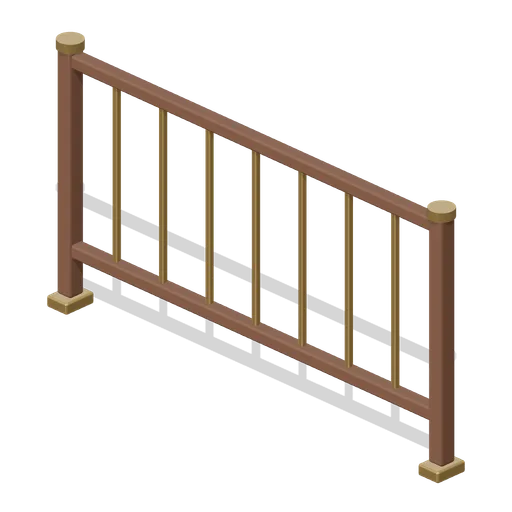 Platform Railing Straight (Griffin Airmail Roost and Posthouse)